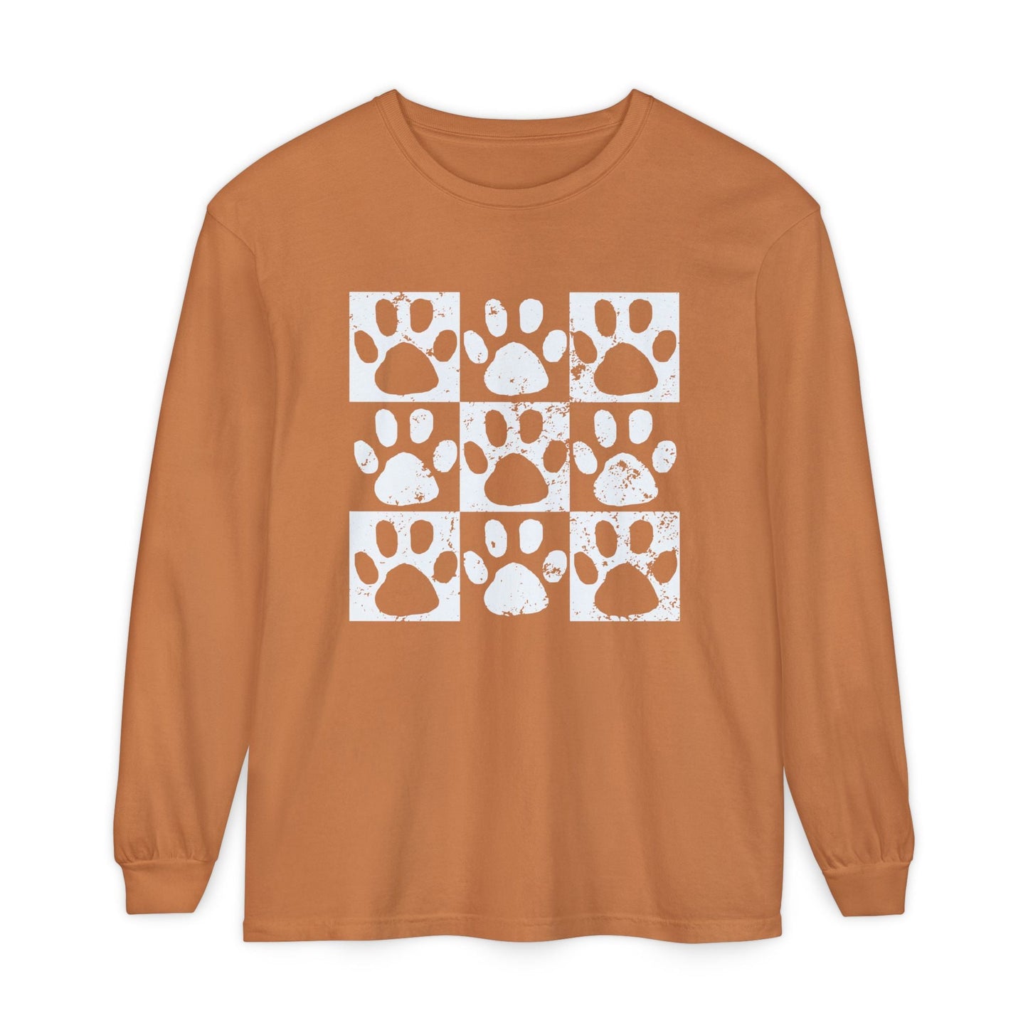 Paw Print Long Sleeve T-Shirt