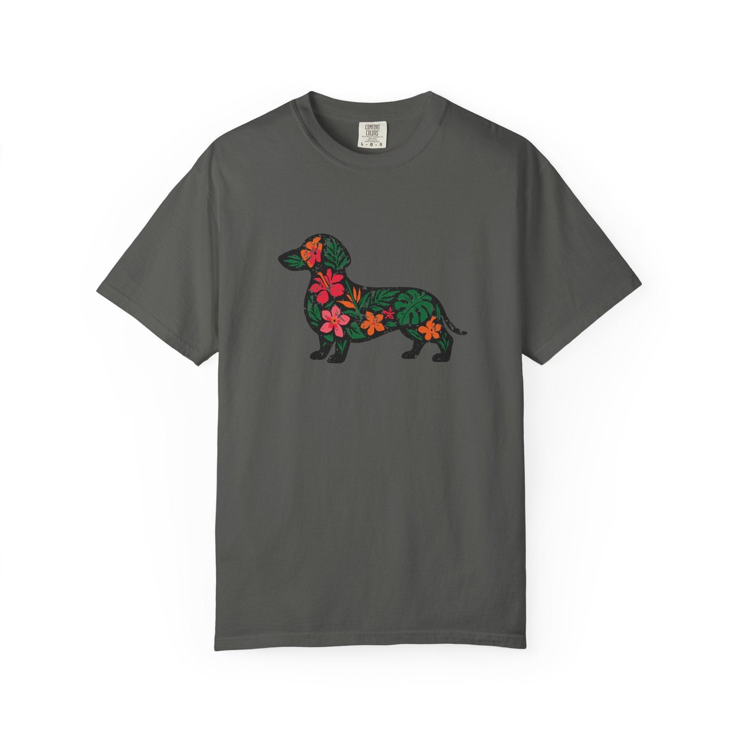 Floral Dachshund T-Shirt