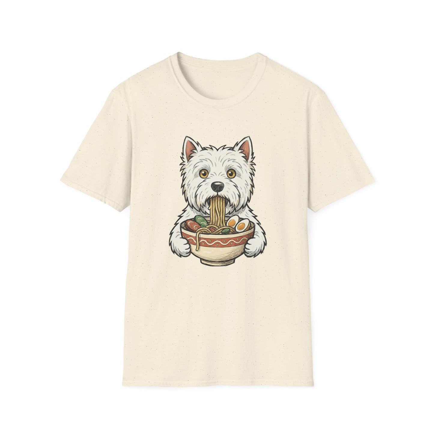 Westie Eating Ramen Tee