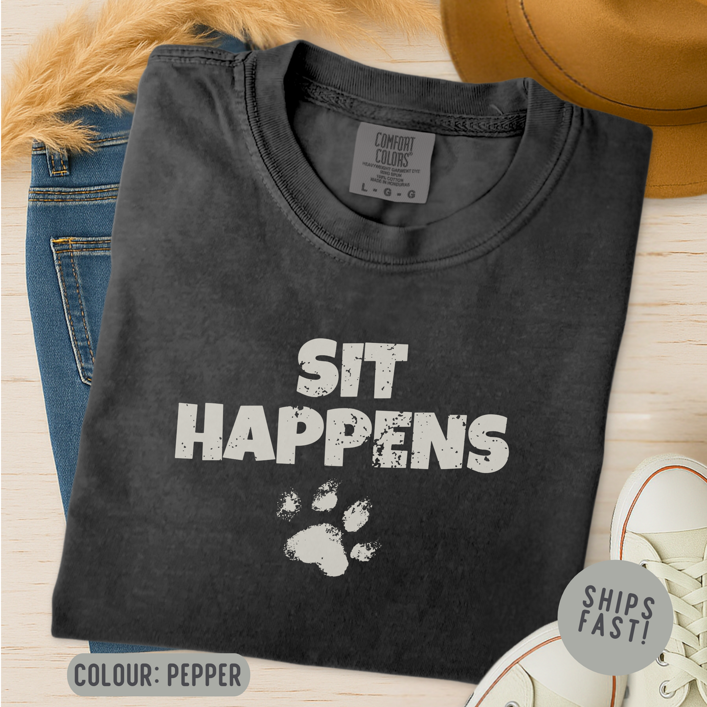 Comfort Color Sit Happens T-Shirt