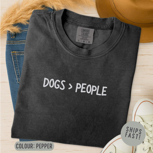 More Dogs > People T-Shirt