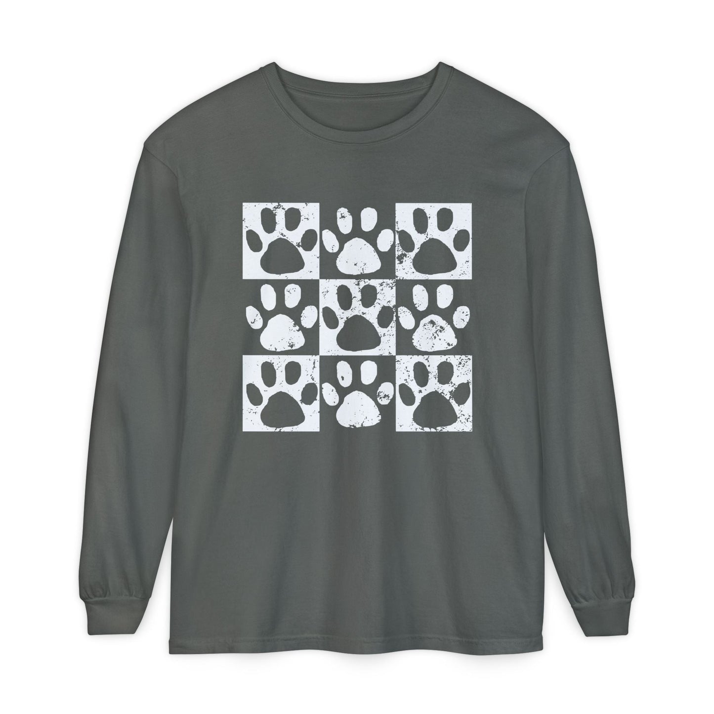 Paw Print Long Sleeve T-Shirt
