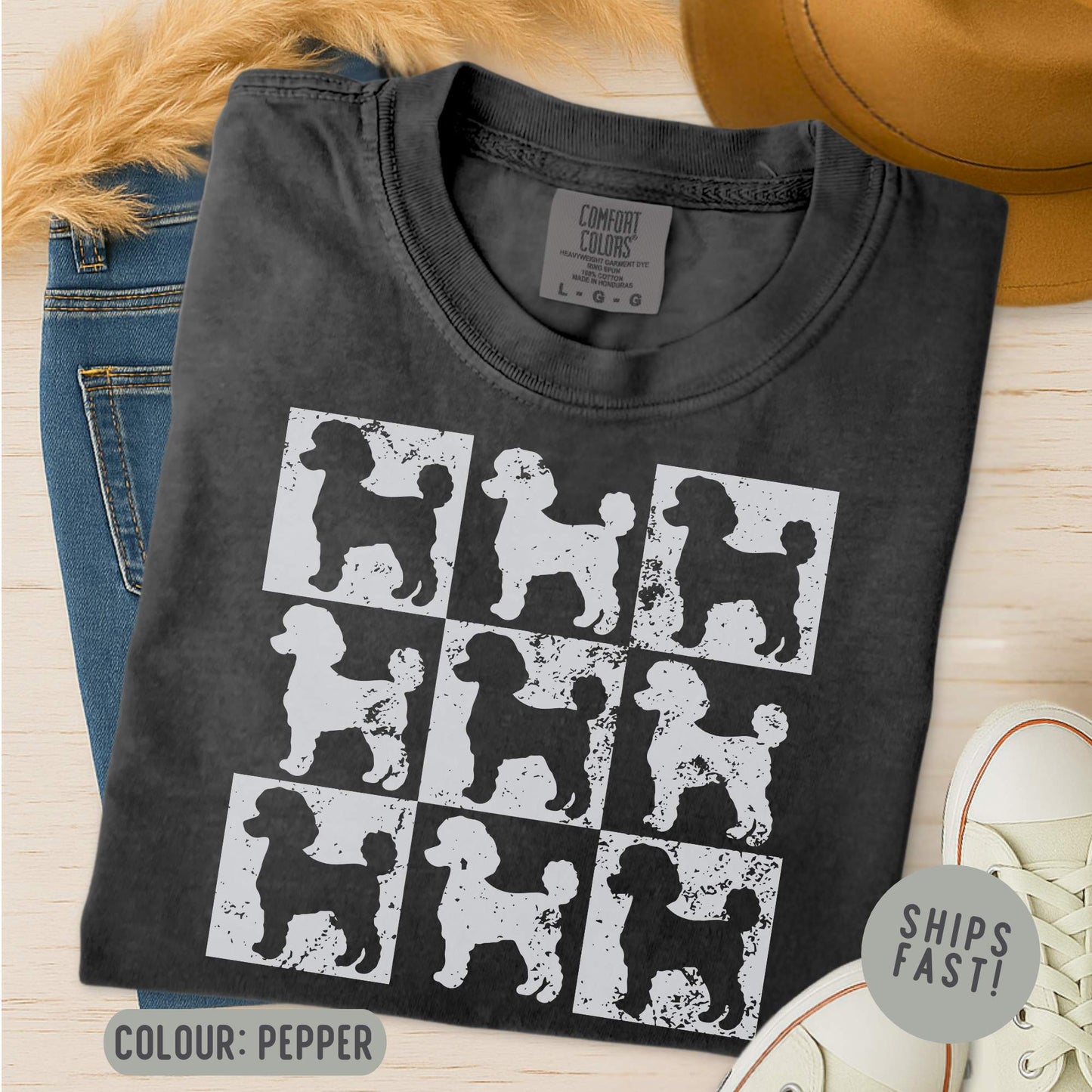 Comfort Colors Poodle T-Shirt