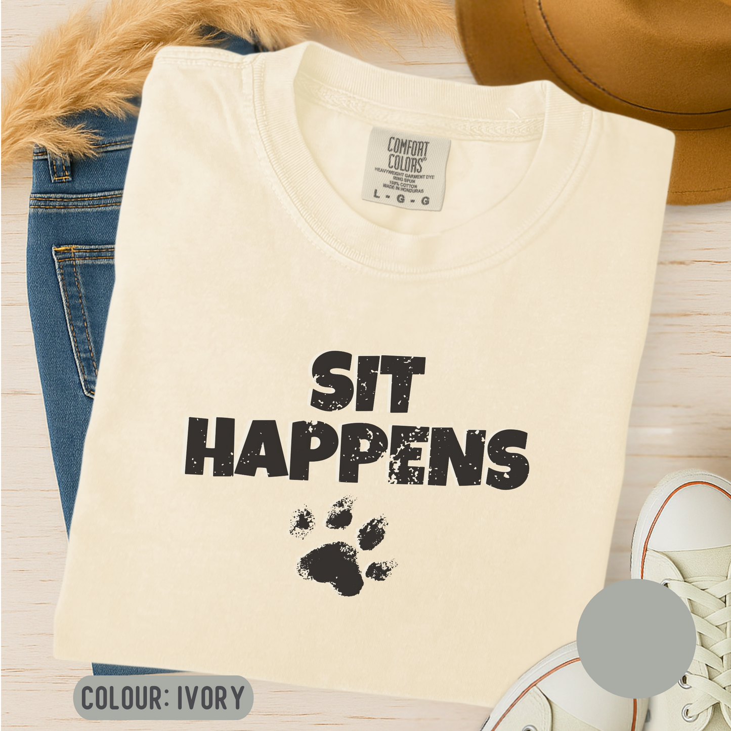 Comfort Color Sit Happens T-Shirt