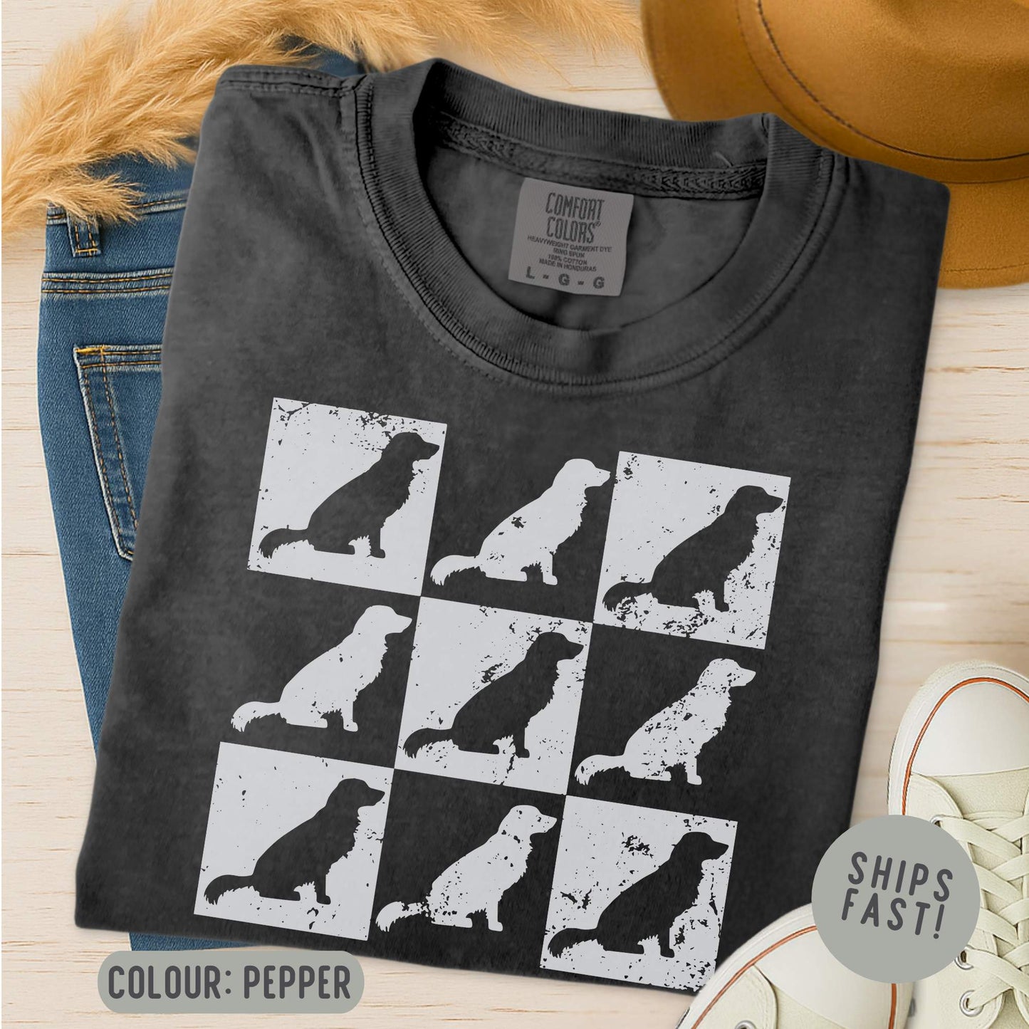 Comfort Colors Golden Retriever T-Shirt
