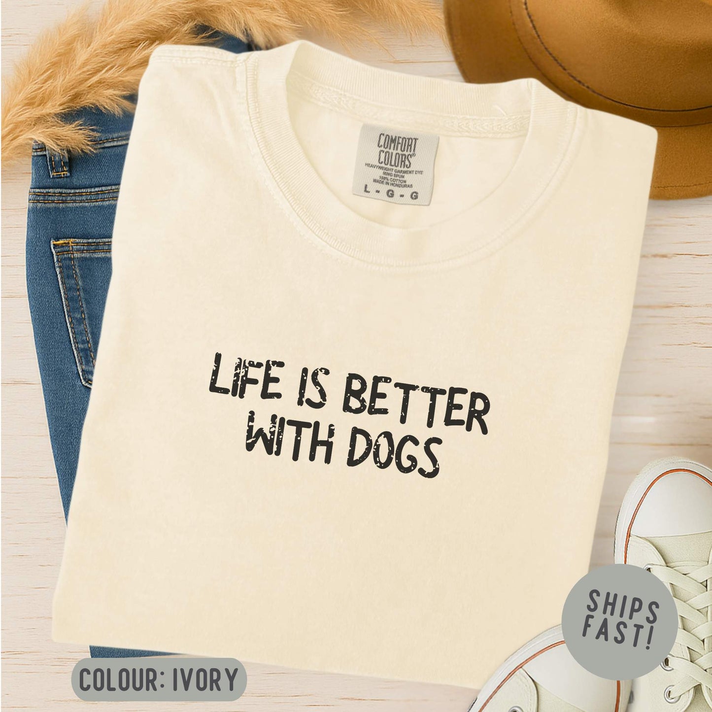 Life is Better With Dogs T-Shirt