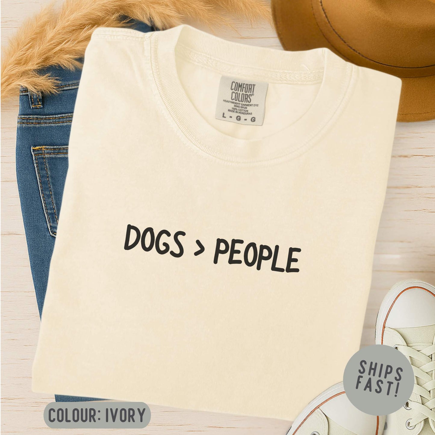 Comfort Color More Dogs > People T-Shirt