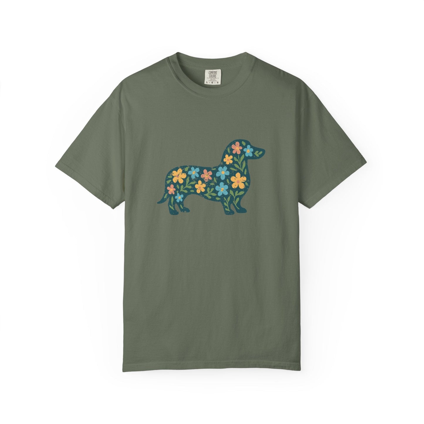 Flower Dachshund T-Shirt