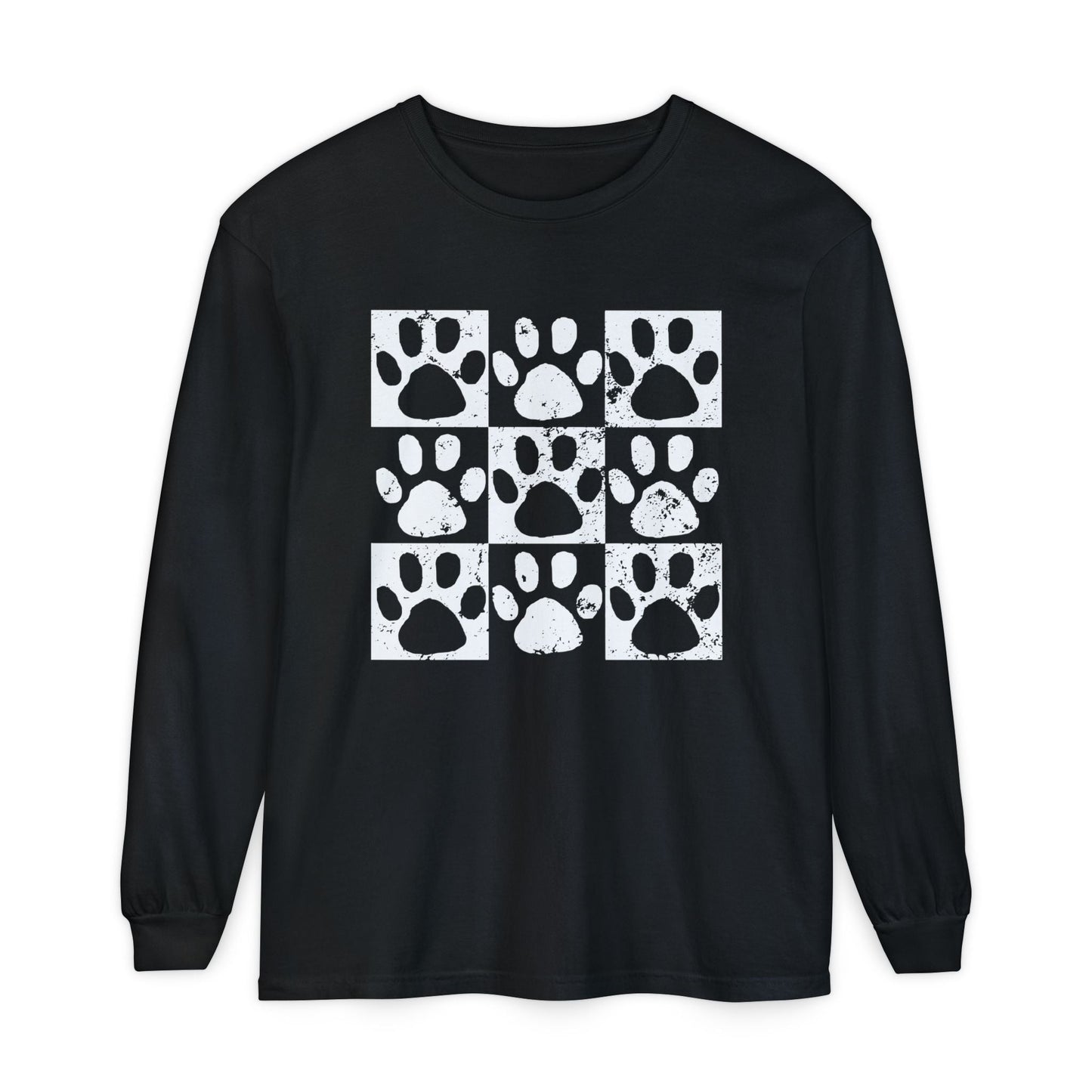 Paw Print Long Sleeve T-Shirt