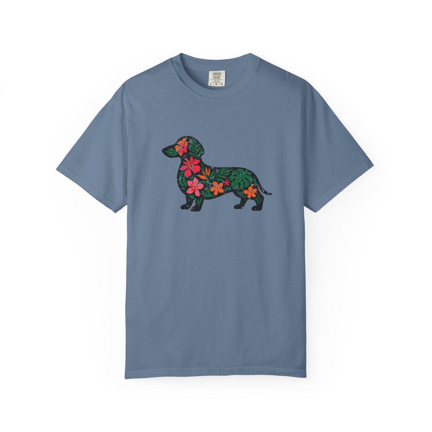 Floral Dachshund T-Shirt