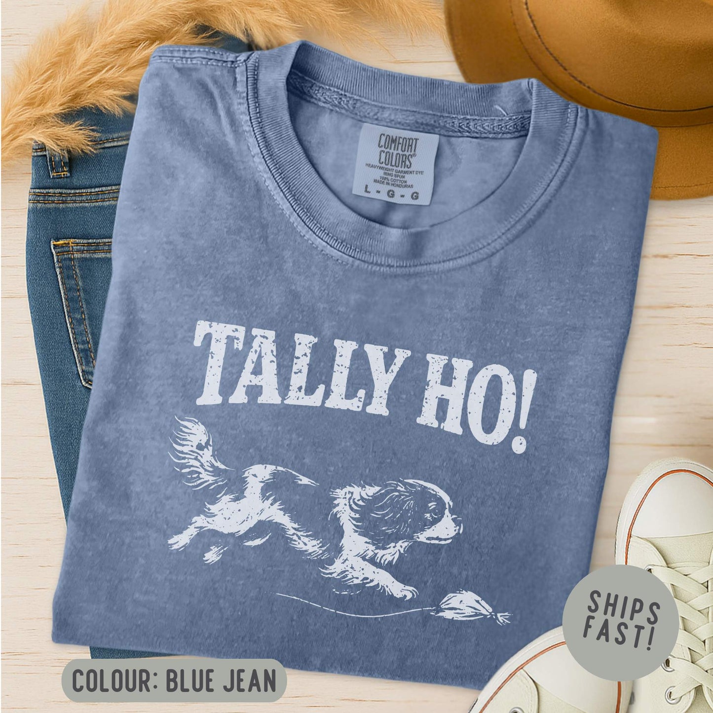 Cavalier King Charles Spaniel Running FastCAT T-Shirt