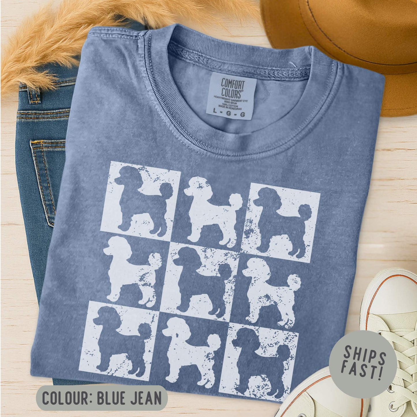Comfort Colors Poodle T-Shirt