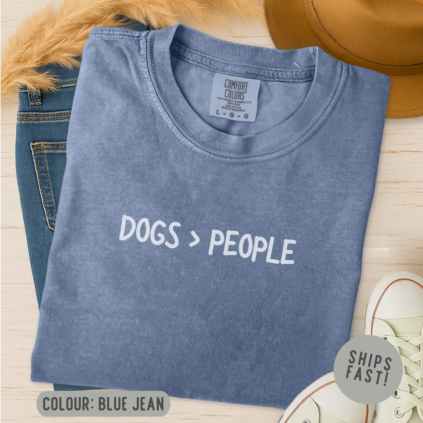 Comfort Color More Dogs > People T-Shirt