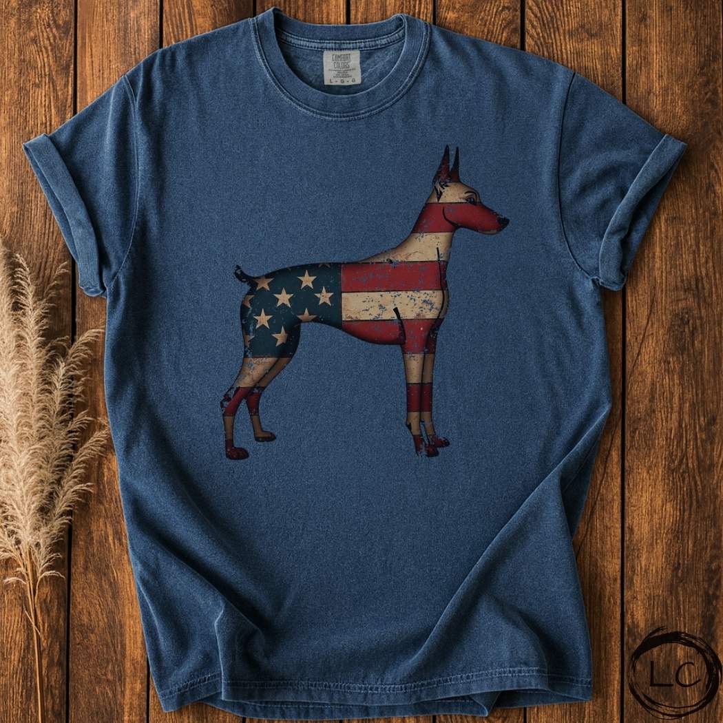Patriotic Doberman T-Shirt