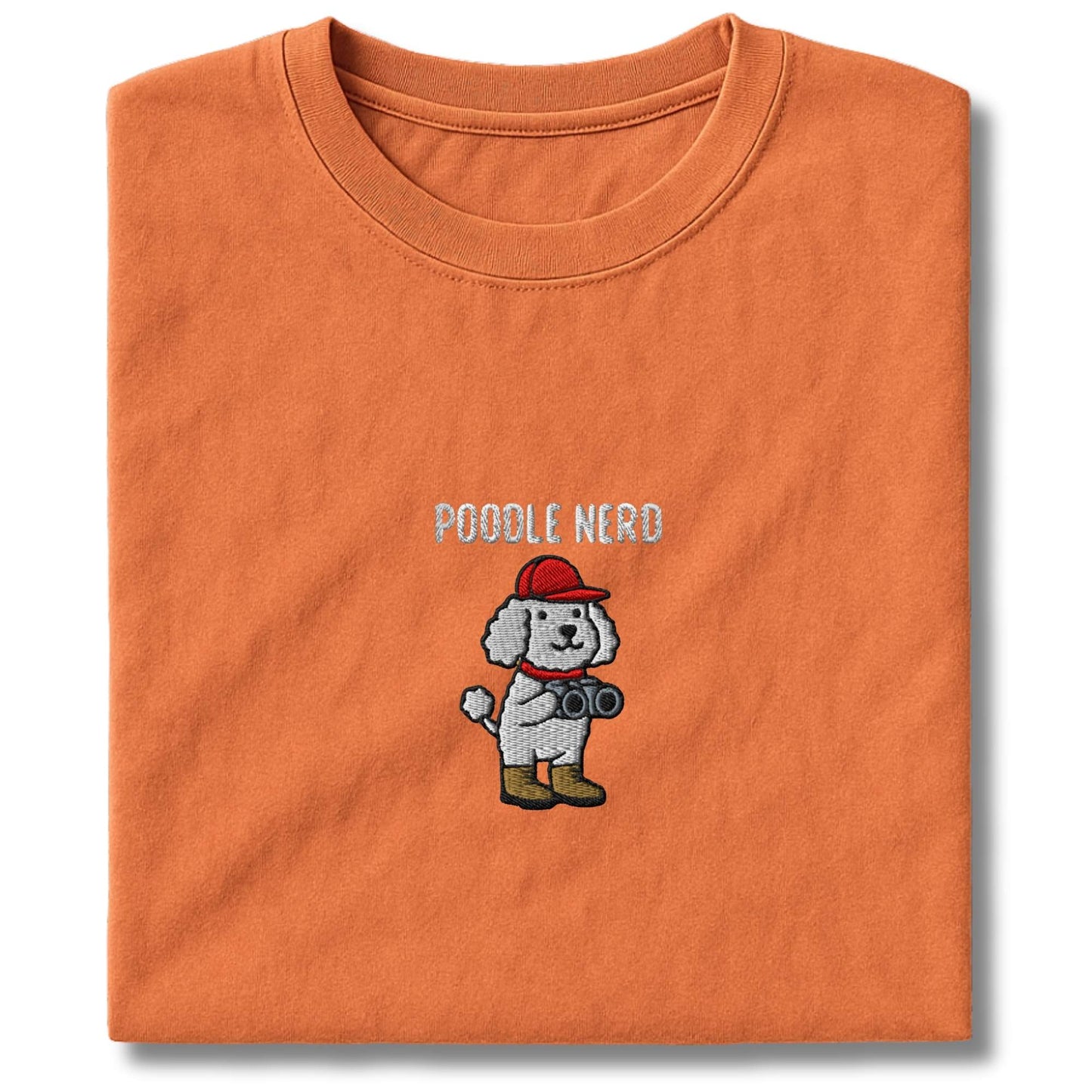 Embroidered Poodler Nerd T-Shirt