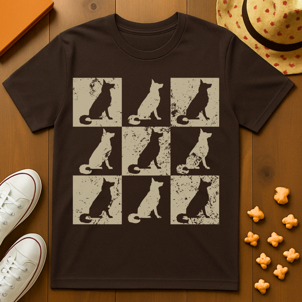 German Shepherd Print T-Shirt