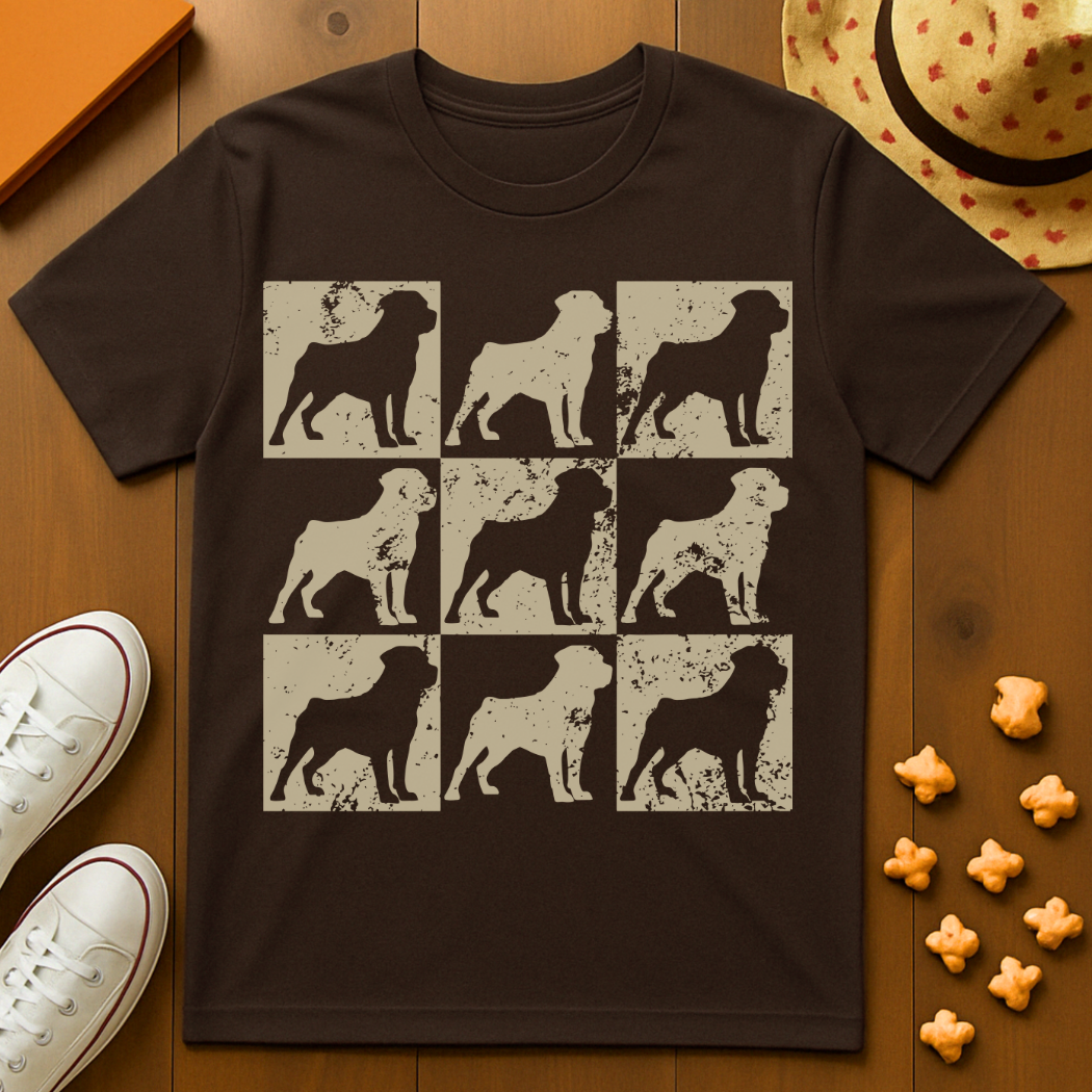 Rottweiler Print T-Shirt
