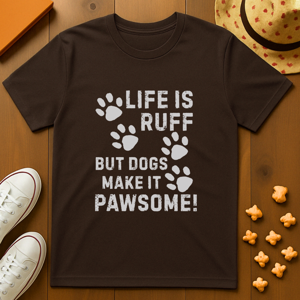 Life Is Ruff Dog T-Shirt