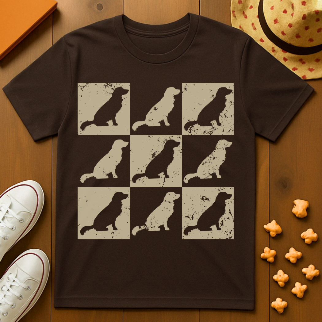 Golden Retriever Print T-Shirt