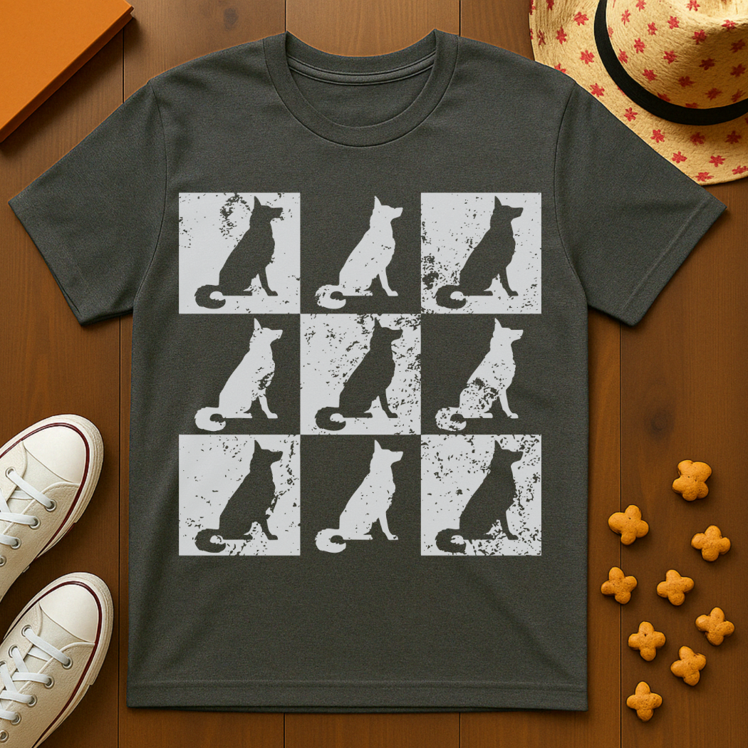 German Shepherd Print T-Shirt
