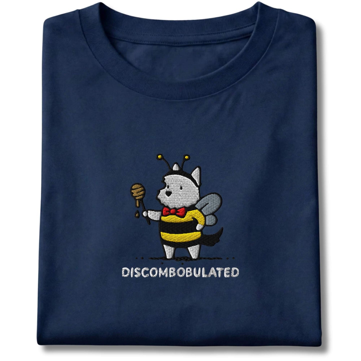 Embroidered Westie Discombobulated Tee