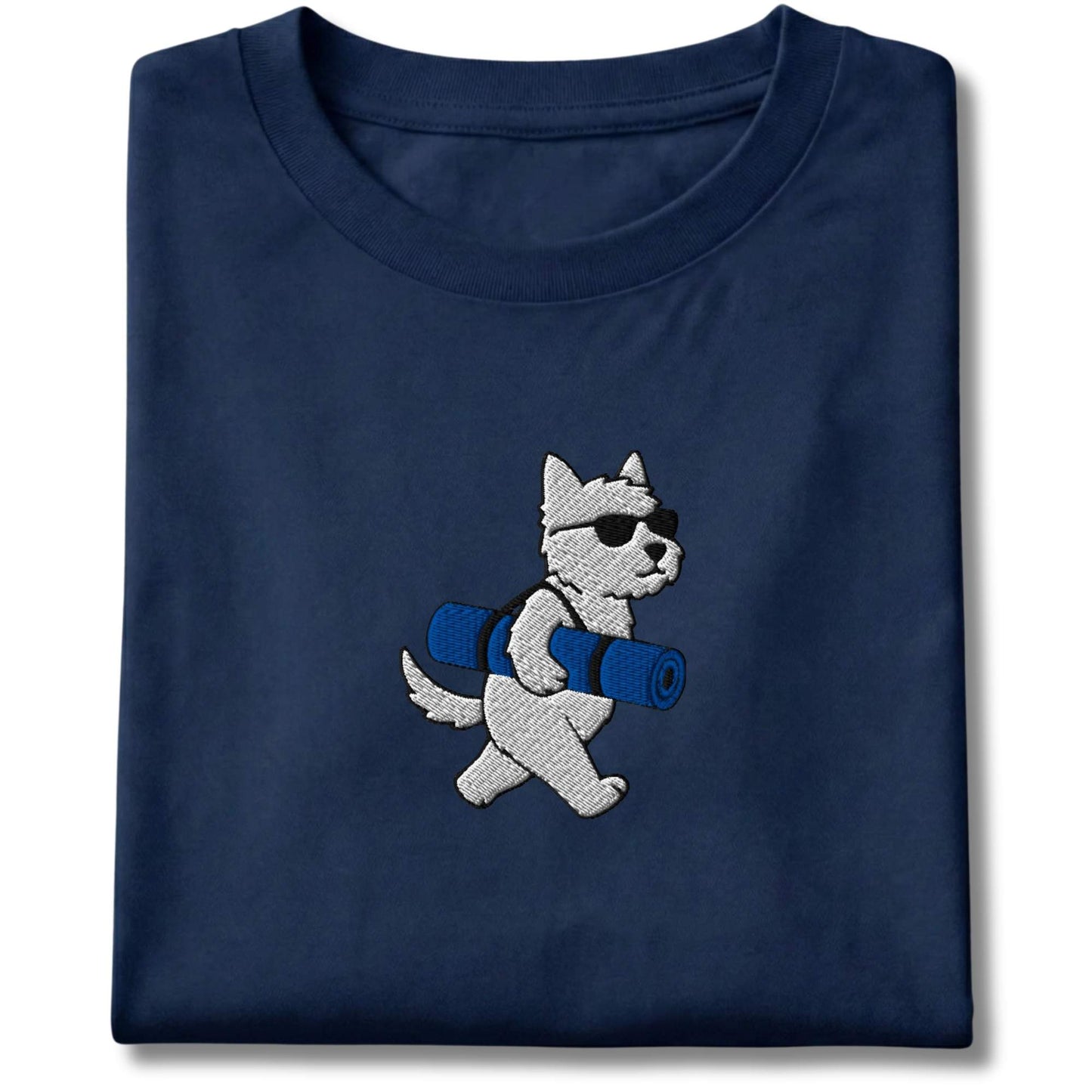 Embroidered Westie Yoga Tee
