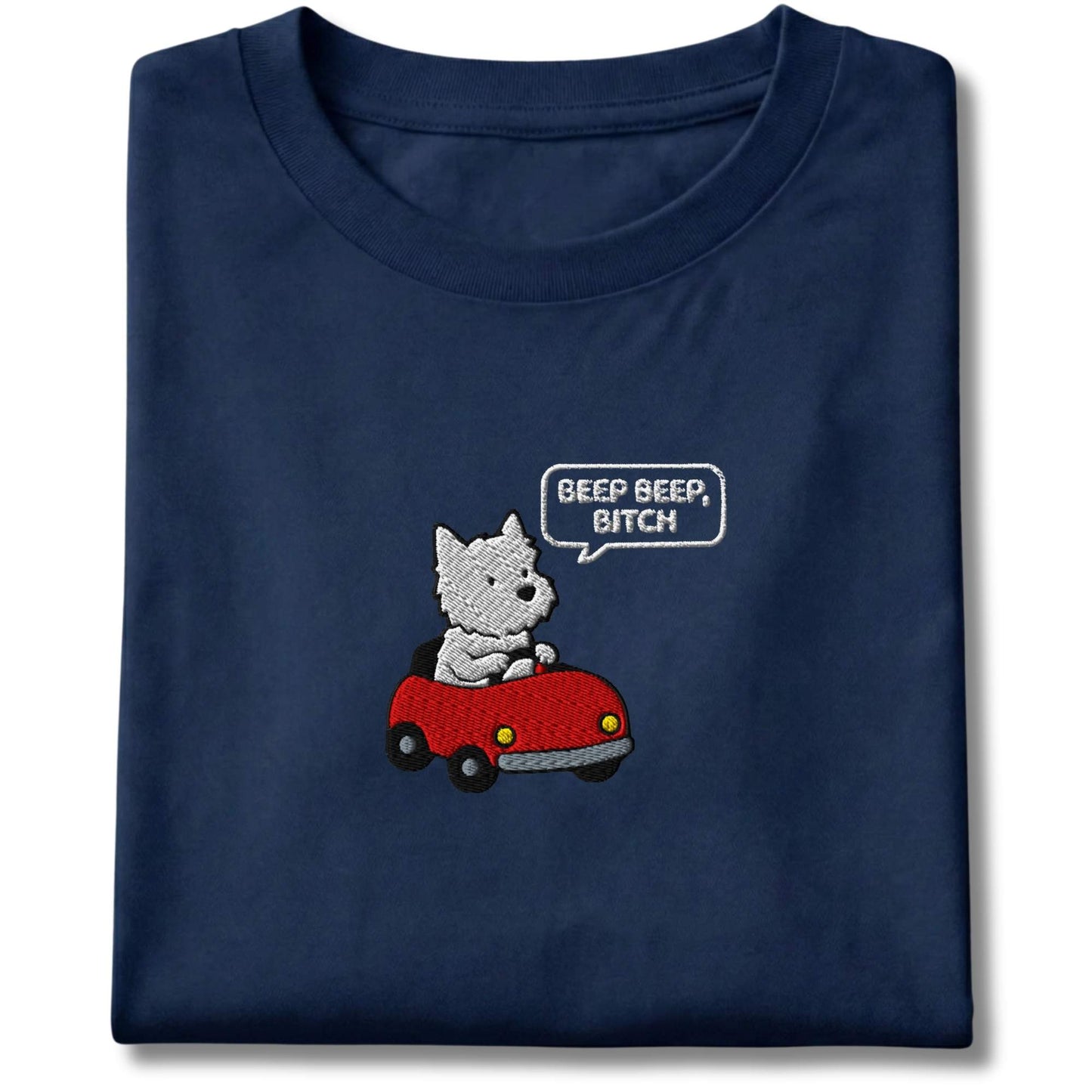 Embroidered Westie Road Rage Tee