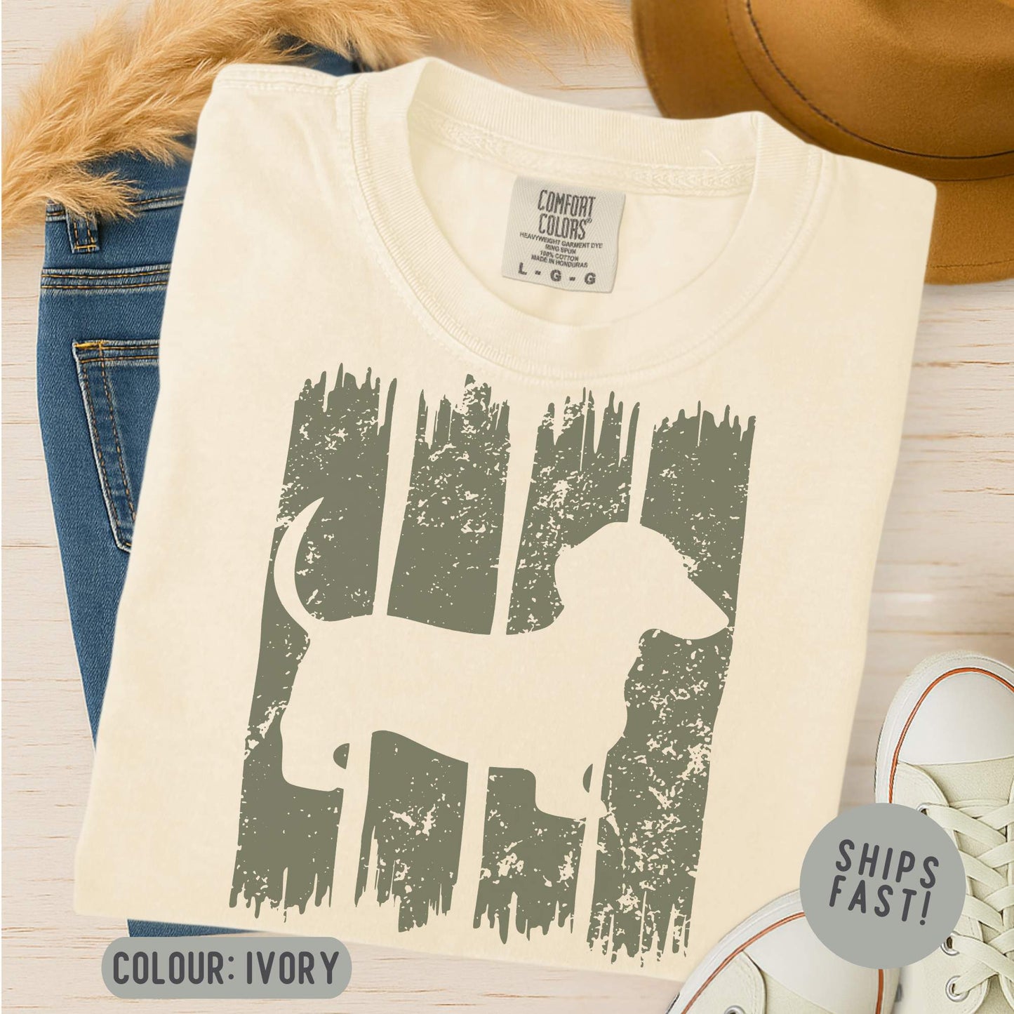 Dachshund Down Stroke T-Shirt