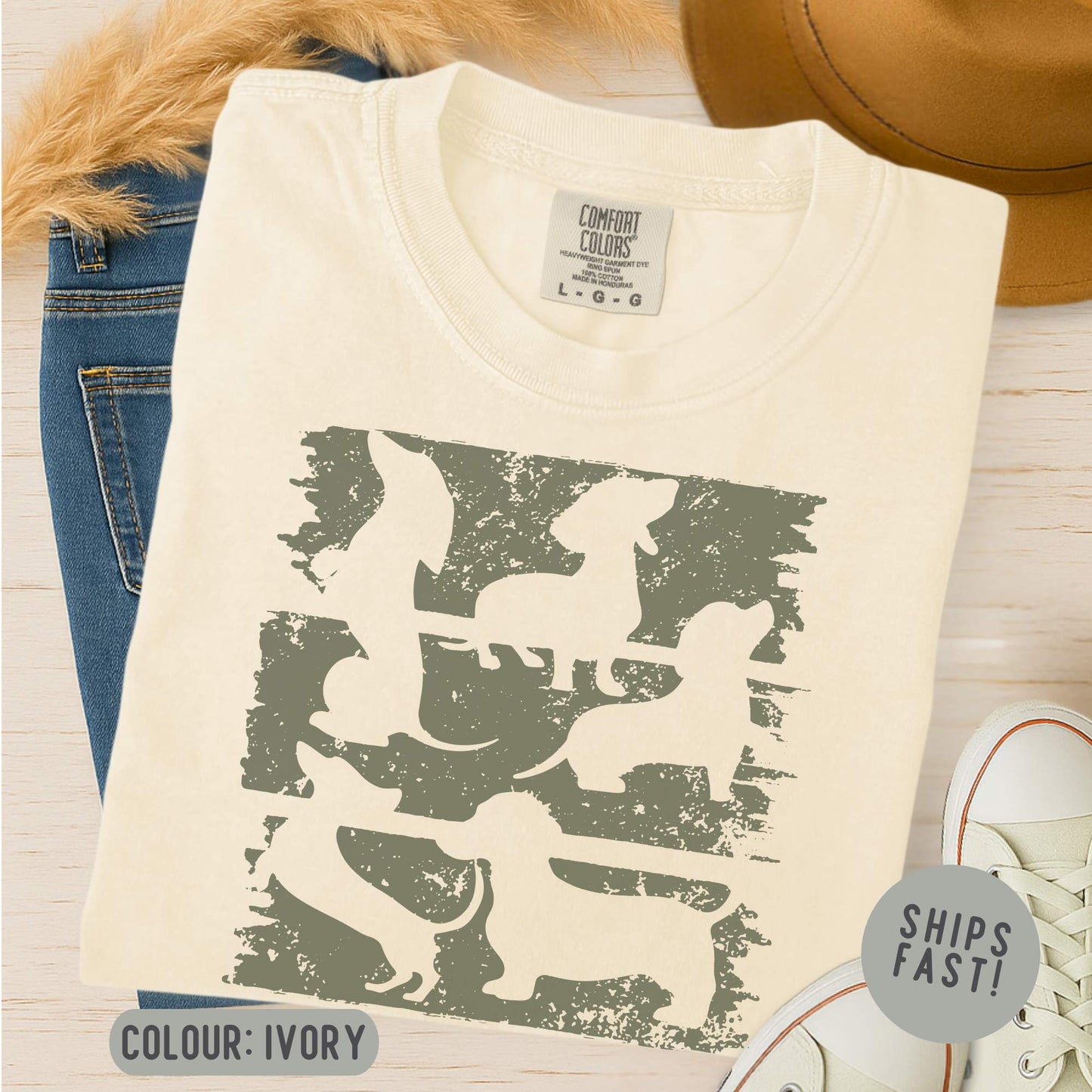 Dachshund Strokes T-Shirt