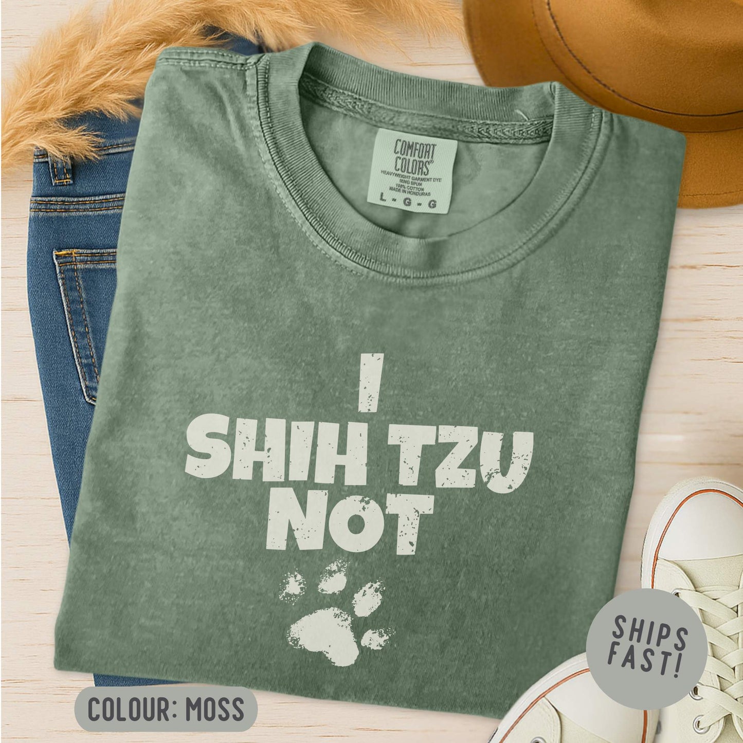 Comfort Color I Shih Tzu Not T-Shirt