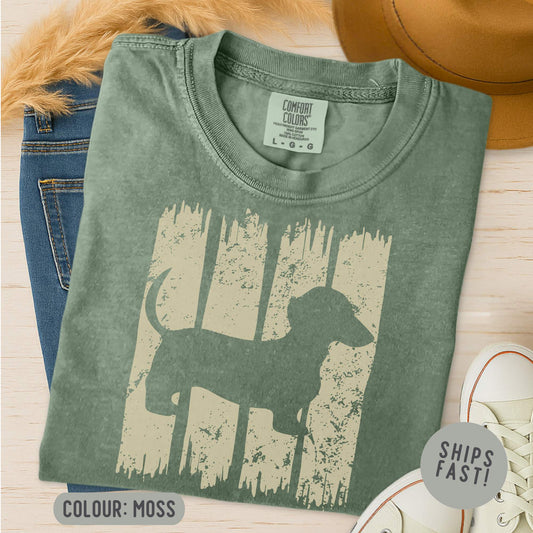 Dachshund Down Stroke T-Shirt