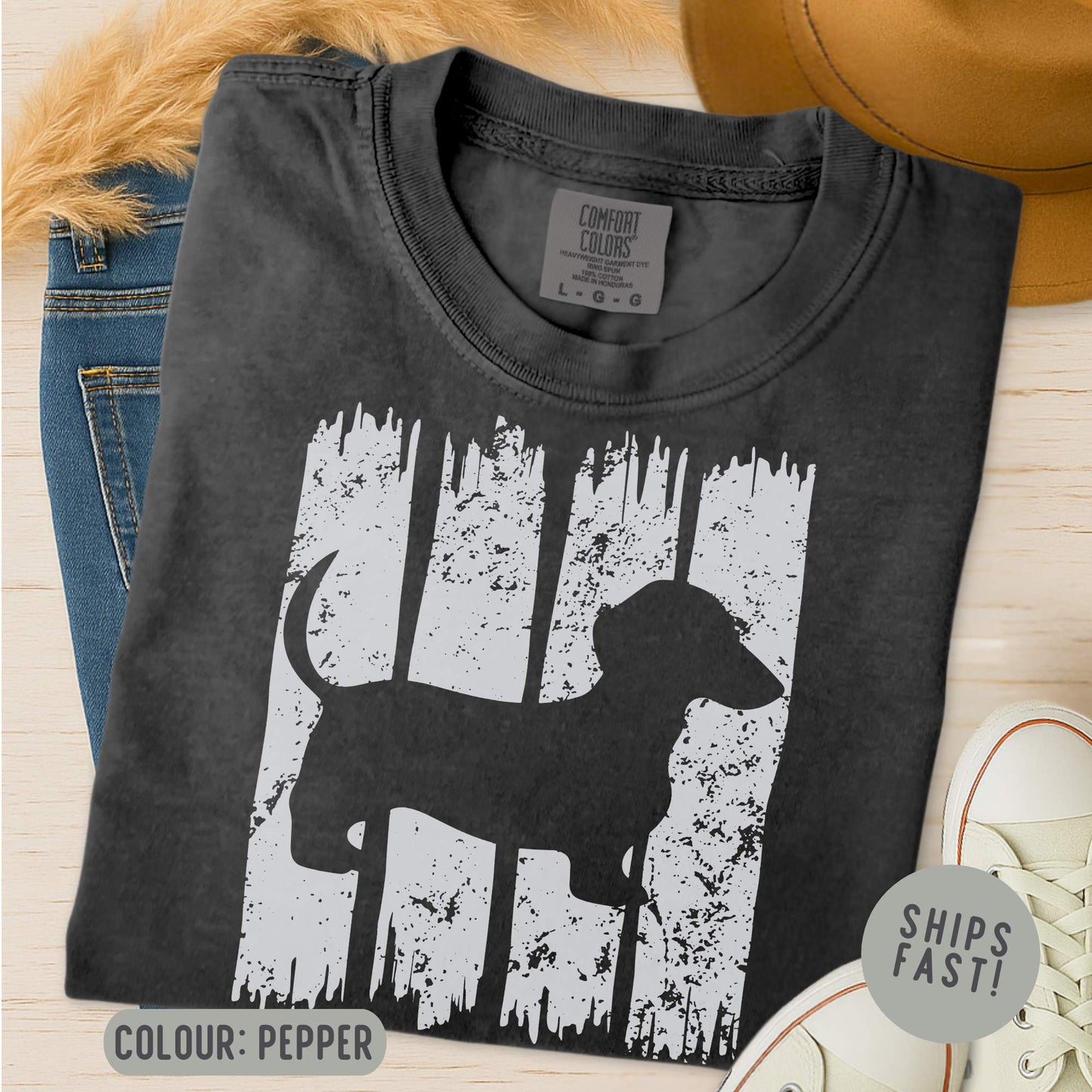 Dachshund Down Stroke T-Shirt