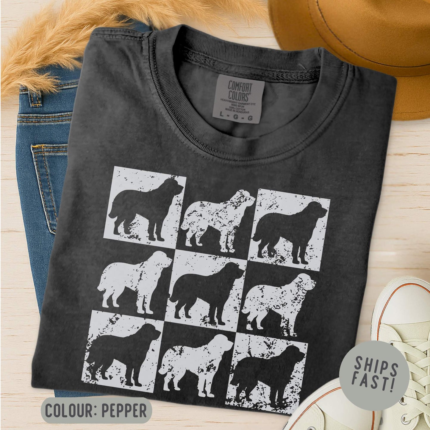 Comfort Colors Saint Bernard T-Shirt