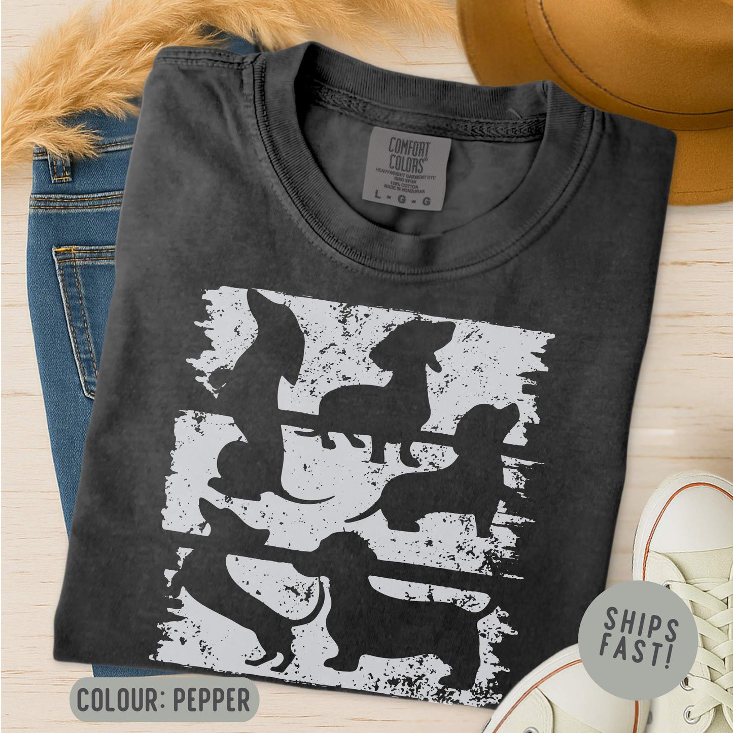 Dachshund Strokes T-Shirt