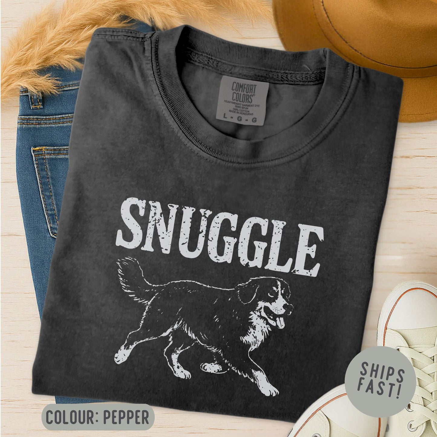 Bernese Mountain Dog Snuggle T-Shirt