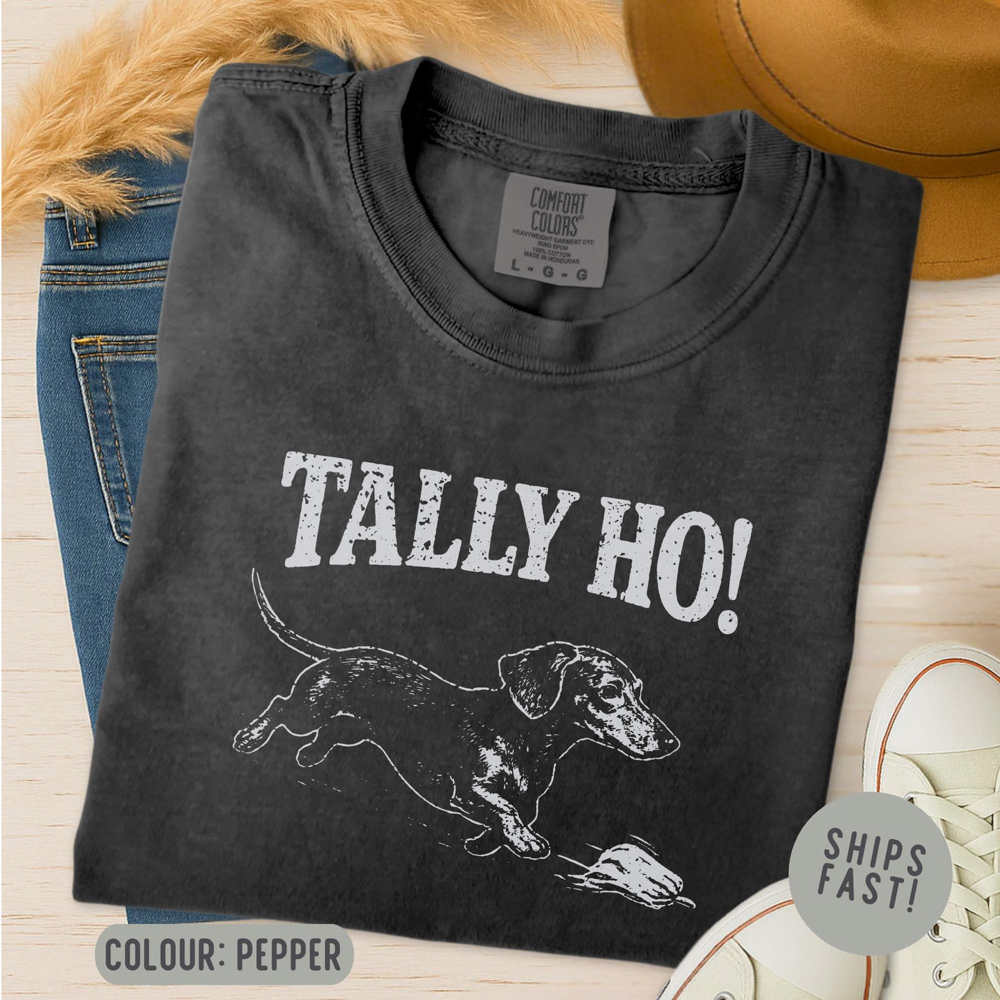 Dachshund Running FastCAT T-Shirt