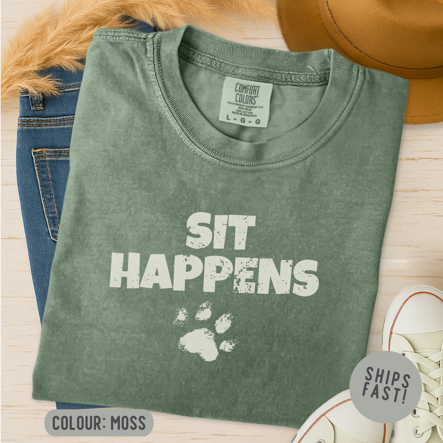 Comfort Color Sit Happens T-Shirt