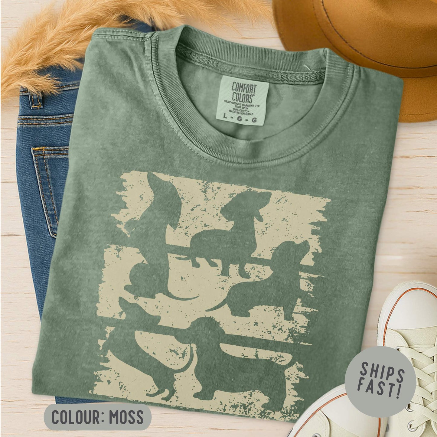 Dachshund Strokes T-Shirt