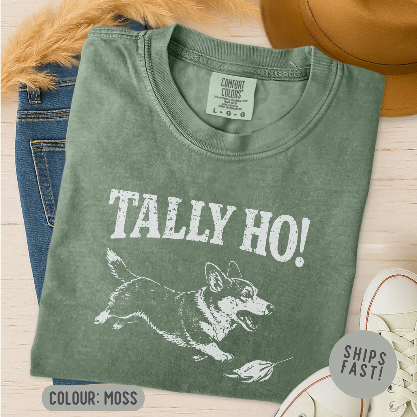 Cardigan Welsh Corgi Running FastCAT T-Shirt