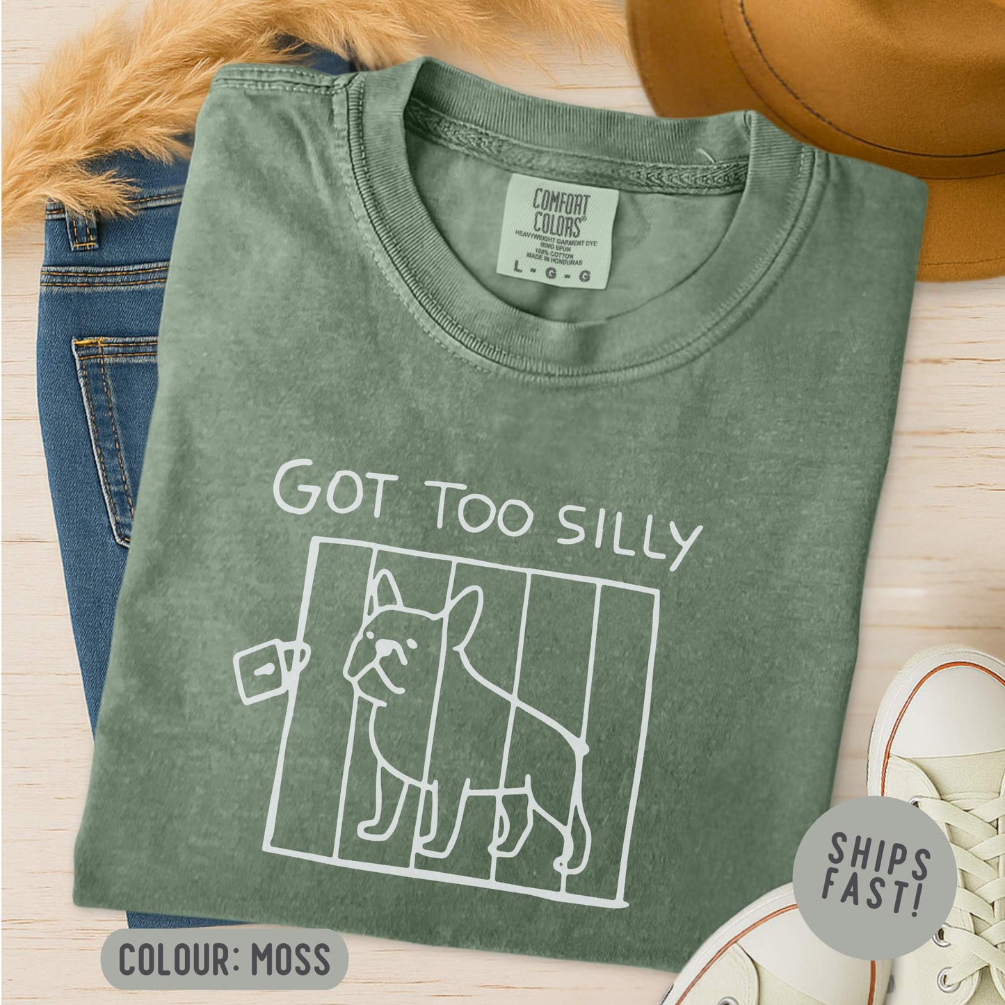 French Bulldog Got Too Silly T-Shirt