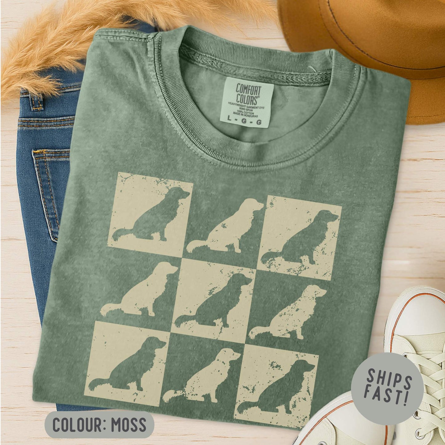 Comfort Colors Golden Retriever T-Shirt