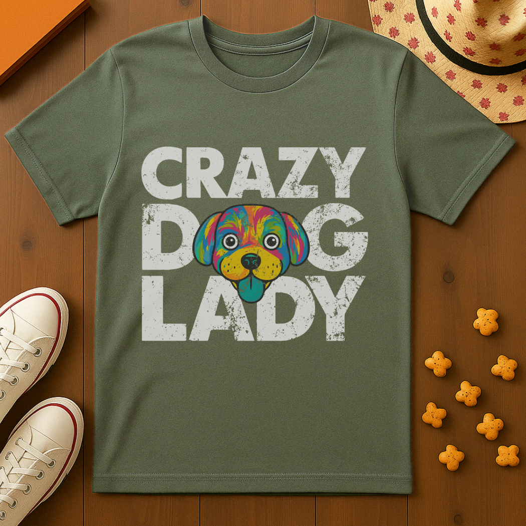 Crazy Dog Lady T-Shirt