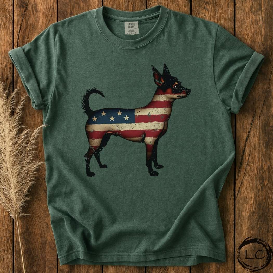 Patriotic Chihuahua T-Shirt