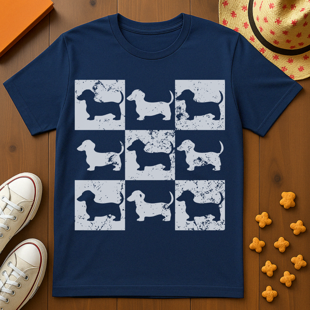 Dachshund Print T-Shirt
