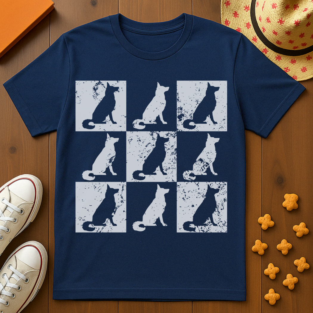 German Shepherd Print T-Shirt