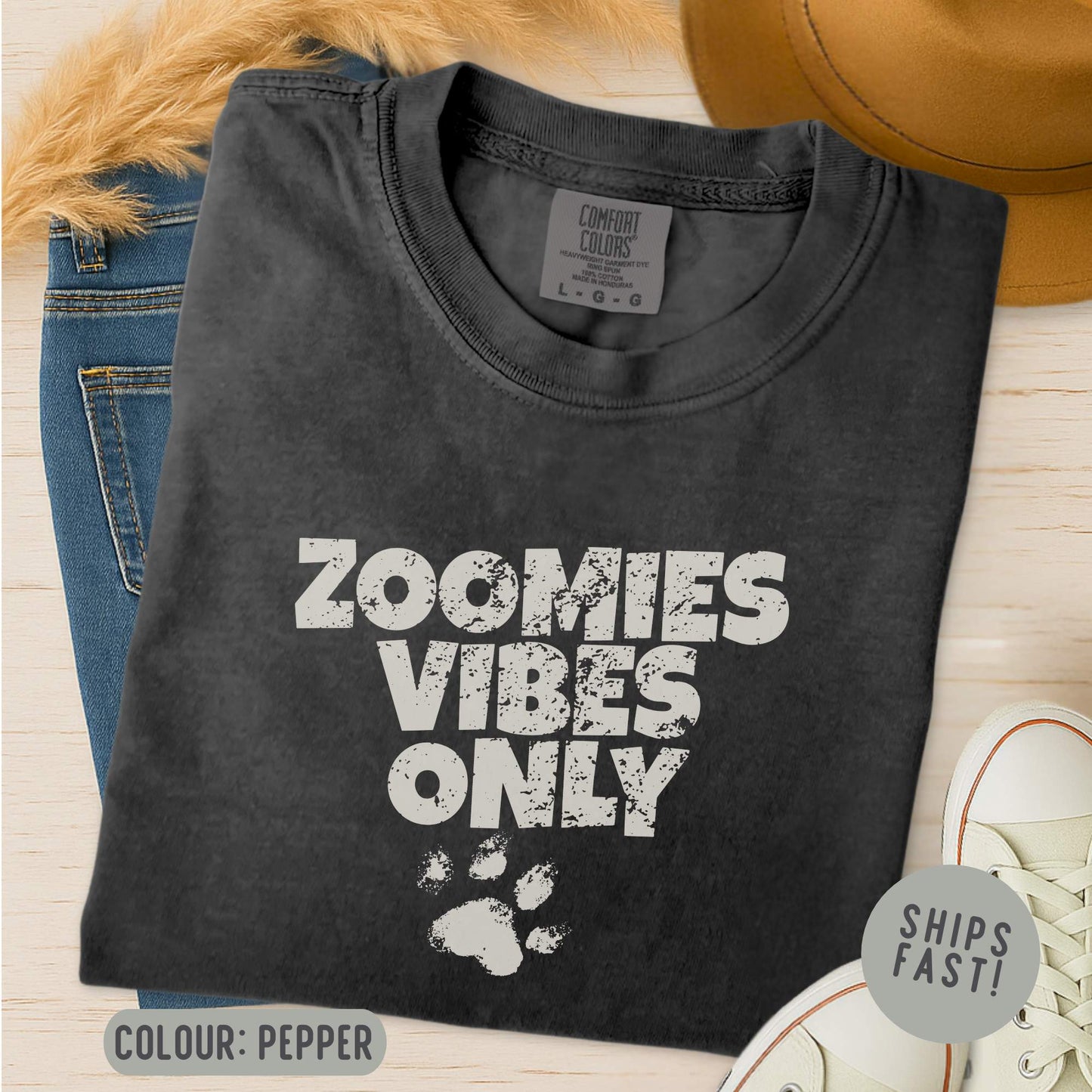 Comfort Colors Zoomies Vibes Only T-Shirt
