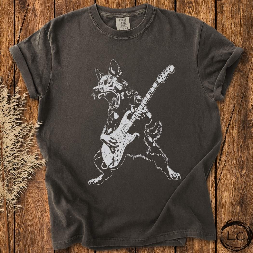 Dog Playing Guitar T-Shirt