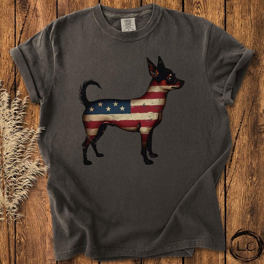 Patriotic Chihuahua  T-Shirt