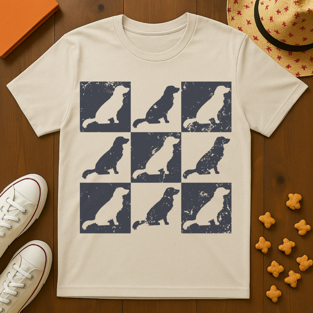 Golden Retriever Print T-Shirt