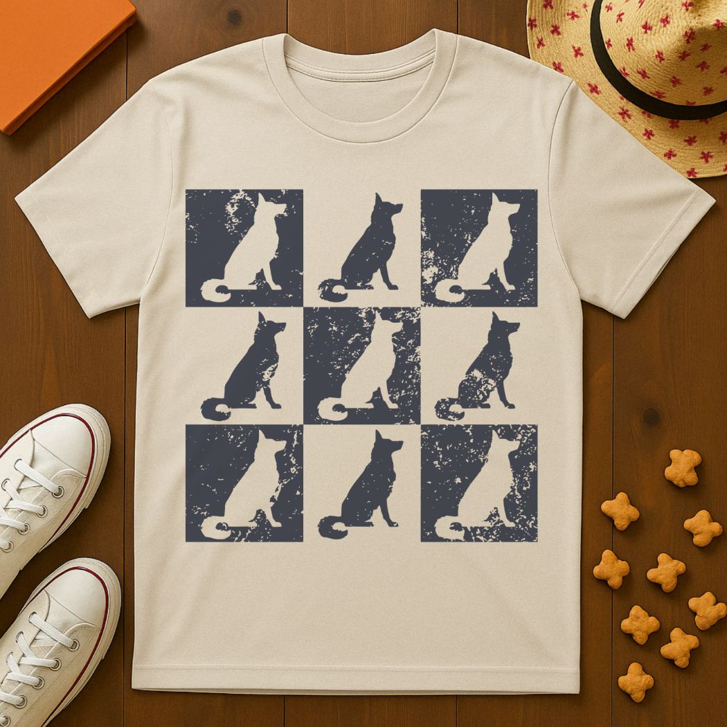 German Shepherd Print T-Shirt